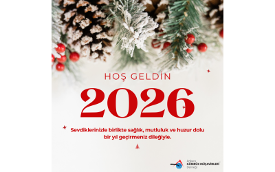 Değerli Üyelerimiz, 2026 yılının size, ailenize ve ülkemize sevgi, dostluk, barış, sağlık ve huzurlu günler getirmesi dileğiyle yeni yılınızı kutlarız. 