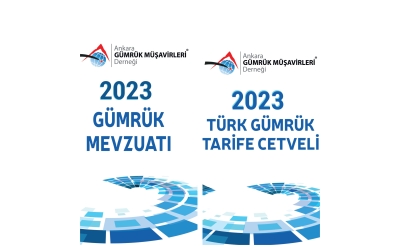 2023 Türk Gümrük Tarife Cetveli ve Gümrük Mevzuat Kitabı Hk.