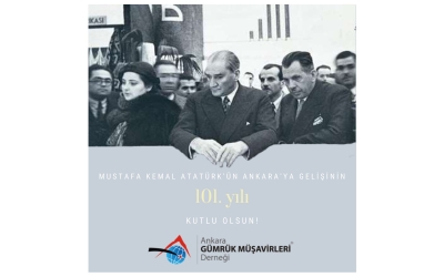 27 Aralık 2020 Gazi Mustafa Kemal Atatürk'ün Ankara'ya Gelişinin 101. Yılı