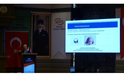 Ankara Gümrük Müşavirleri Derneği Yönetim Kurulu Başkanımız Sayın Atilla ŞAHİN'in ''Ürün Güvenliği ve Yeni Tareks Uygulamaları'' konulu sunumu 