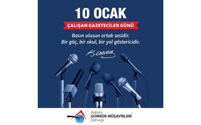 10 Ocak Çalışan Gazeteciler Günü