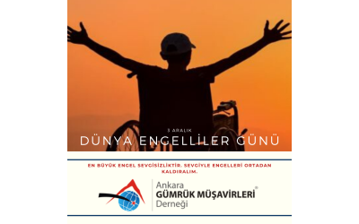 3 Aralık Dünya Engelliler Günü