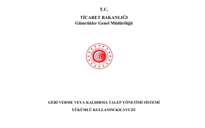 Geri Verme Veya Kaldırma Başvurusu Formlarının Elektronik Ortama Alınması
