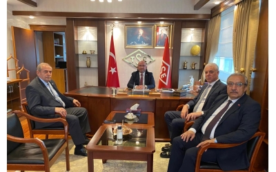 Türk Standartları Enstitüsü Başkanlığına yeni seçilen Sayın Mahmut Sami ŞAHİN’in ziyaret edilmesi