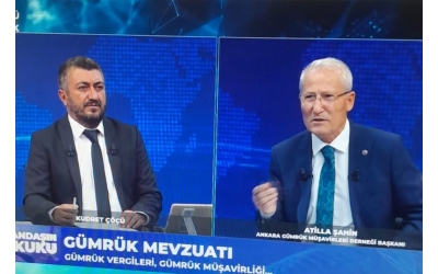 Dernek Başkanımız Sayın Atilla ŞAHİN'in Bengü Türk TV kanalında Gümrük Mevzuatı ile ilgili Videosu 