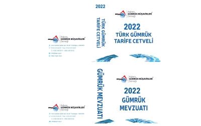2022 Türk Gümrük Tarife Cetveli Kitabı ve Gümrük Mevzuatı Kitabı Hk.