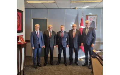 İhracat Genel Müdürü Sayın Mehmet Ali KILIÇKAYA'nın ve İthalat Genel Müdürü Sayın Mehmet AZGIN'ın Makamlarında ziyaret edilmesi