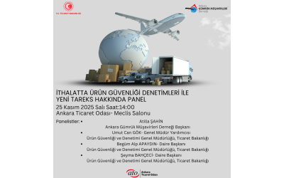 İthalatta Ürün Güvenliği Denetimleri ile Yeni Tareks Hakkında Panel