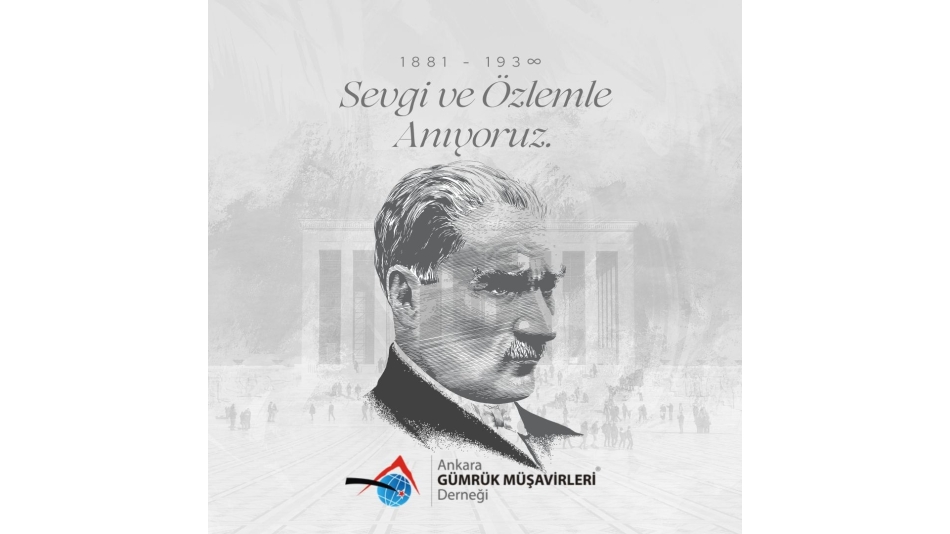 Cumhuriyetimizin Kurucusu Ulu Önder Gazi Mustafa Kemal Atatürk’ü aramızdan ayrılışının 85. yıldönümünde sevgi, saygı, minnet ve büyük bir özlemle anıyoruz. YÖNETİM KURULU