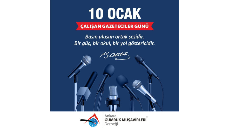 10 Ocak Çalışan Gazeteciler Günü
