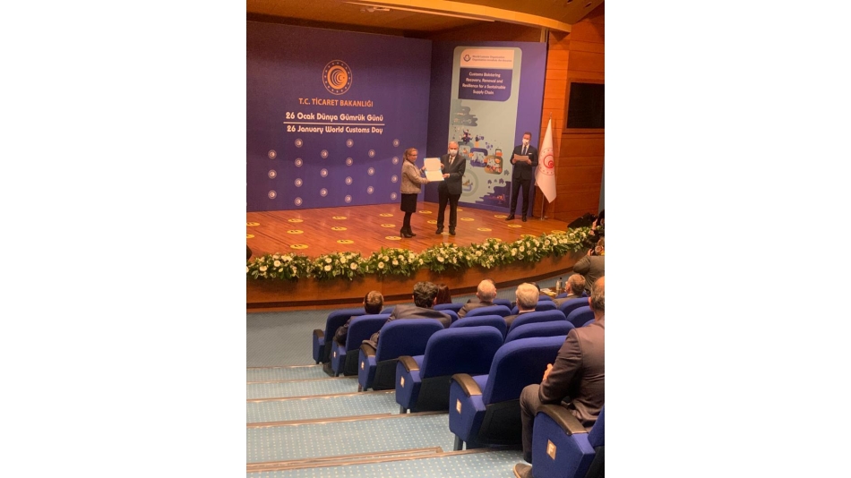 26 Ocak Dünya Gümrük Günü Liyakat Sertifikası