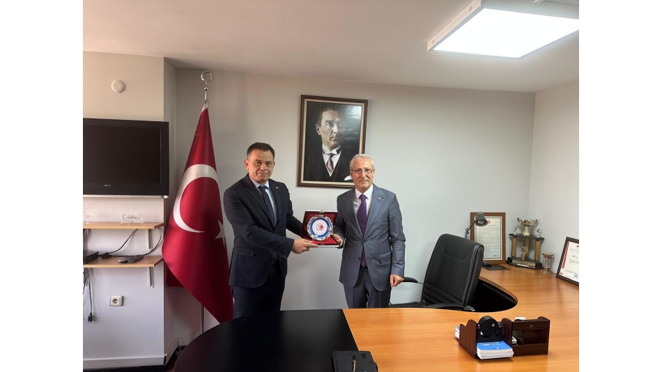 Orta Anadolu Gümrük ve Dış Ticaret Bölge Müdürü Sayın Şenol ALKAN'ın Derneğimize ziyareti