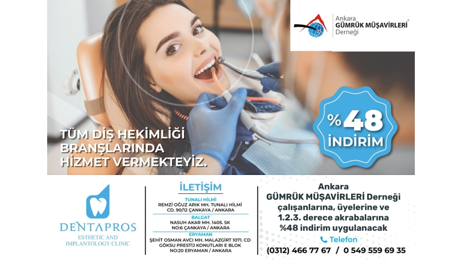 Dentapros Ağız ve Diş Sağlığı Polikliniği ile Derneğimiz Arasında Yapılan Protokol Hakk.