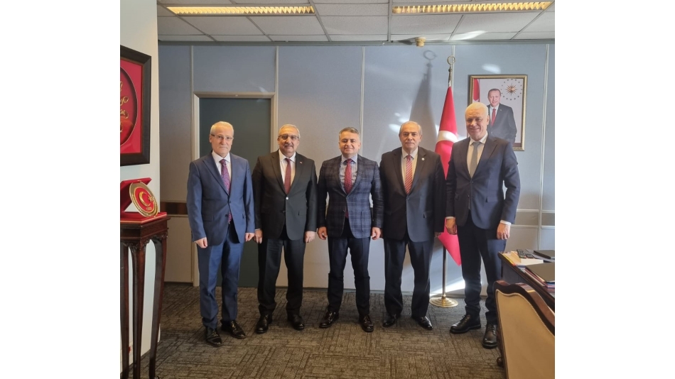 İhracat Genel Müdürü Sayın Mehmet Ali KILIÇKAYA'nın ve İthalat Genel Müdürü Sayın Mehmet AZGIN'ın Makamlarında ziyaret edilmesi
