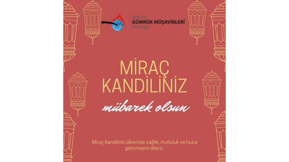 Miraç Kandiliniz Mübarek Olsun